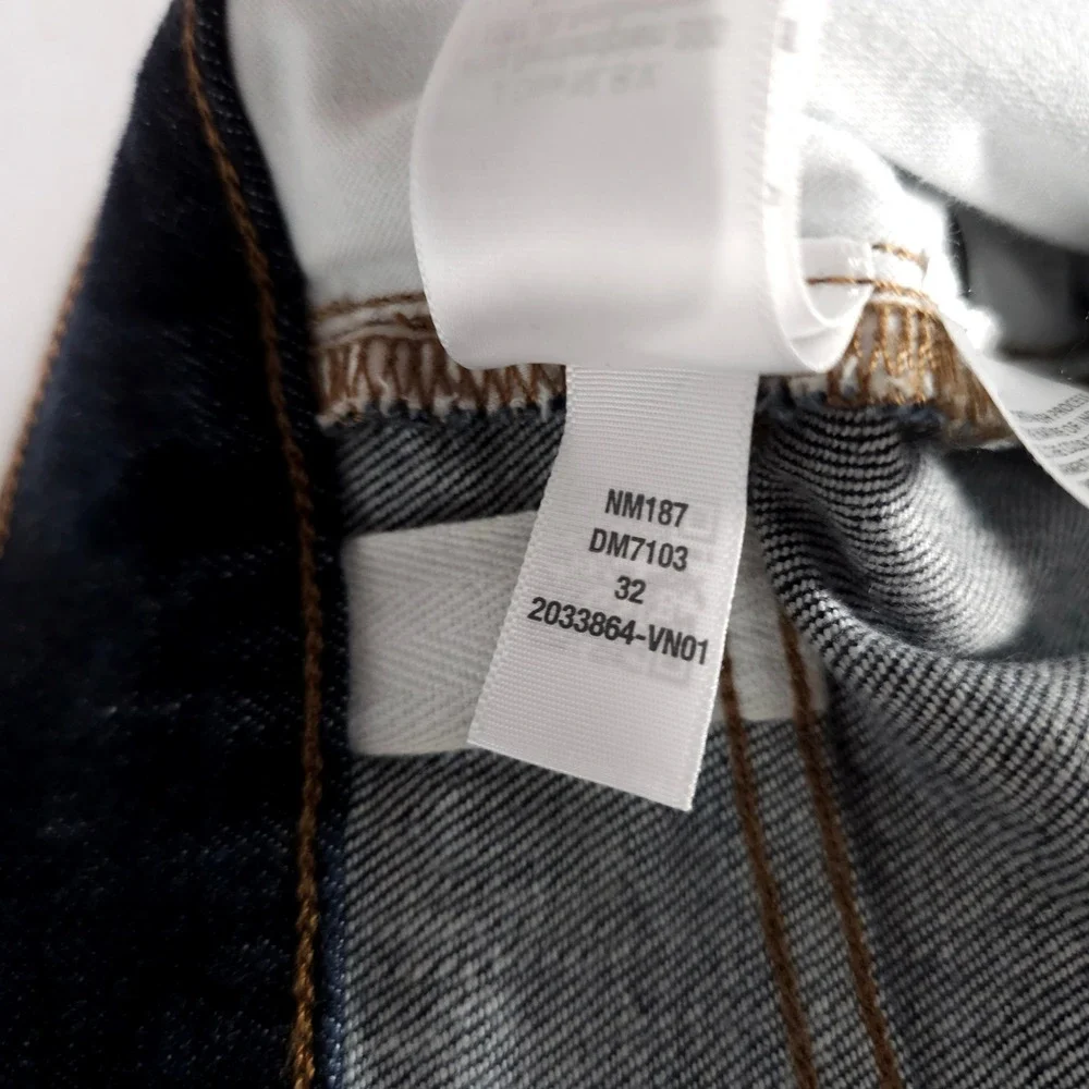 Madewell '90s Straight Jeans Women 32 Blue NM187 DM7103 Indigo High Rise Denim - Picture 5 of 9